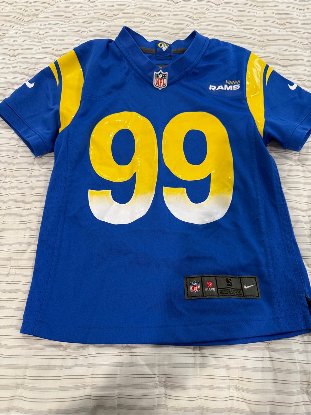 Nike Kids Los Angeles Rams #99 Jersey in Blue & Yellow